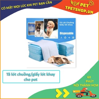 Hanpet.GV- Lẻ 1 miếng Tã giấy cho chó mèo (2 size) dùng lót khay vệ sinh chó hoặc lót chuồng chó