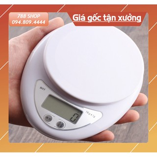 Cân Tiểu Ly 5 Kg [ FREE SHIP ] kèm Đĩa giúp cân đồ ăn chính xác đến từng Gam, Bào Hành 12 tháng