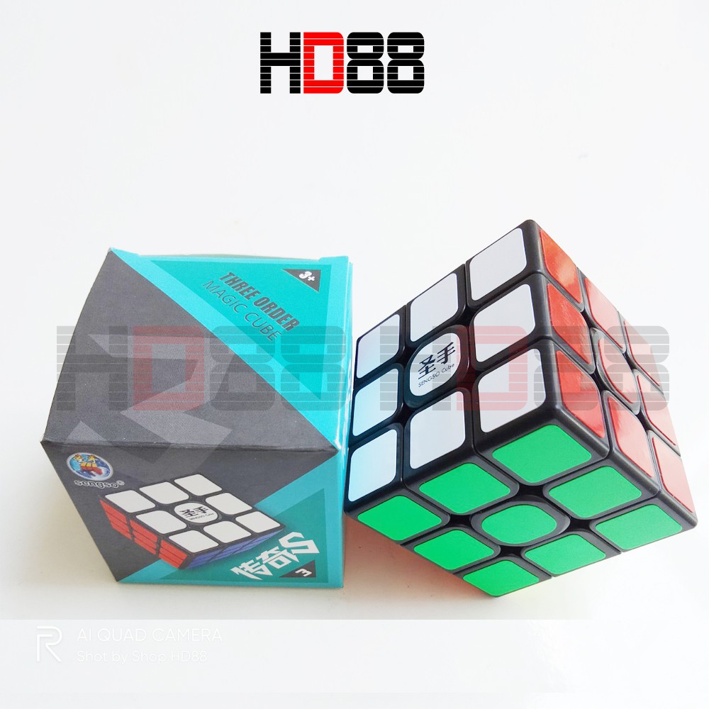 Rubik 3x3 ShengShou Legend S - Đồ Chơi Rubik Trí Tuệ 3 Tầng Hộp Xanh - HD88