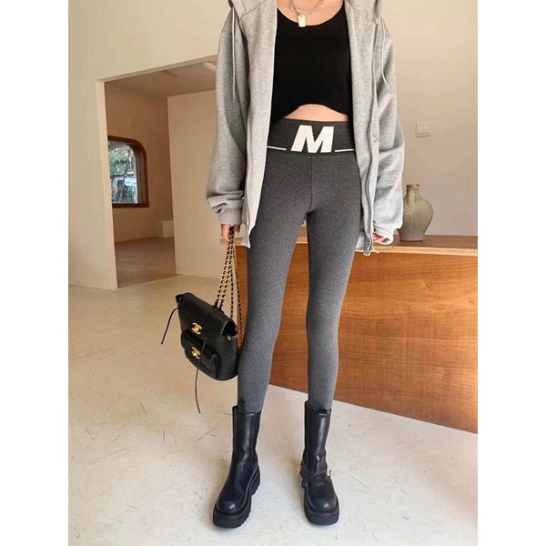 Mẫu Mới- Quần Legging Nữ Chữ M , Quần dài Ôm Chân Mẫu Mới Siêu Bền Đẹp