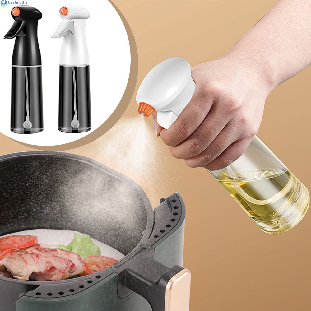 Bình Xịt Dầu Ăn/Giấm Bằng Thủy Tinh Trong Suốt Bền Tái Sử Dụng Được