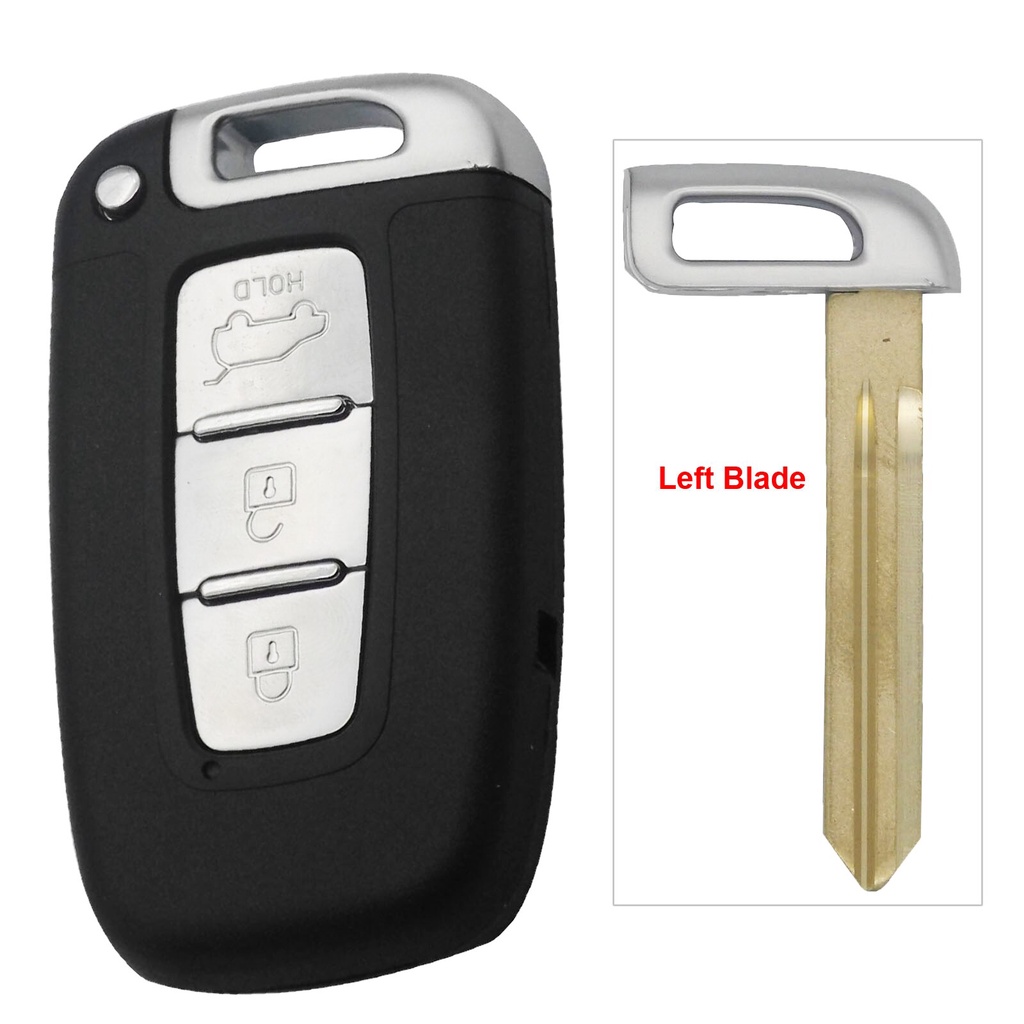 Vỏ Chìa Khóa, Smart Key Phù Hợp Với Xe Hyundai 3 Nút Bấm Điều Khiển