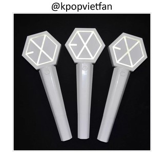 Lightstick EXO PHARYNX BONG ver 2 đèn cổ vũ nhóm nhạc EXO hộp gấp trắng thay chuôi bạc unoff