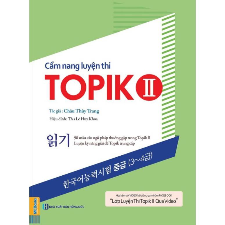 Sách - Combo Ngữ Pháp Tiếng Hàn Thông Dụng (Sơ Cấp + Trung Cấp) + Cẩm Nang Luyện Thi Topik (1 + 2)