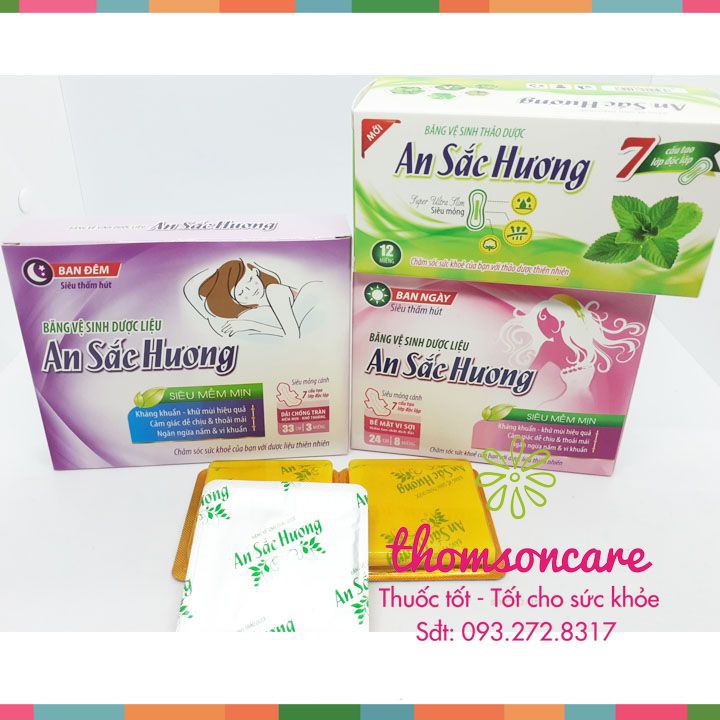 Băng vệ sinh An sắc hương - từ thảo dược