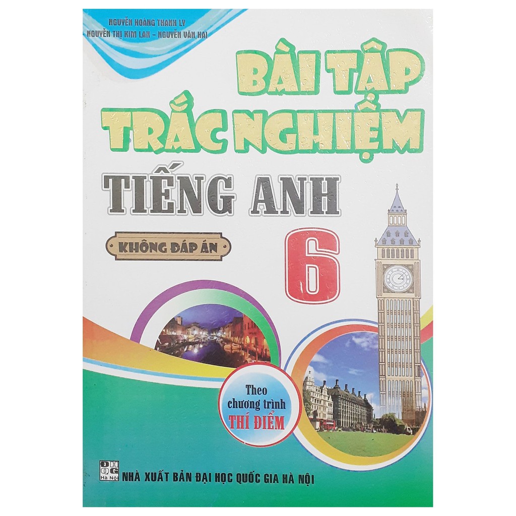 Sách - Bài tập trắc nghiệm tiếng Anh lớp 6 ( không đáp án)