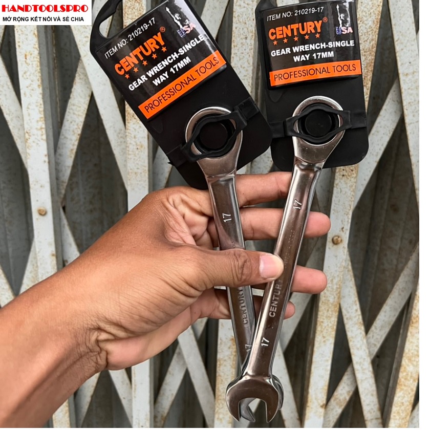 Bộ Cờ lê vòng miệng tự động 8 cây từ 8-22mm CENTURY 210219  có bán từng size riêng lẻ