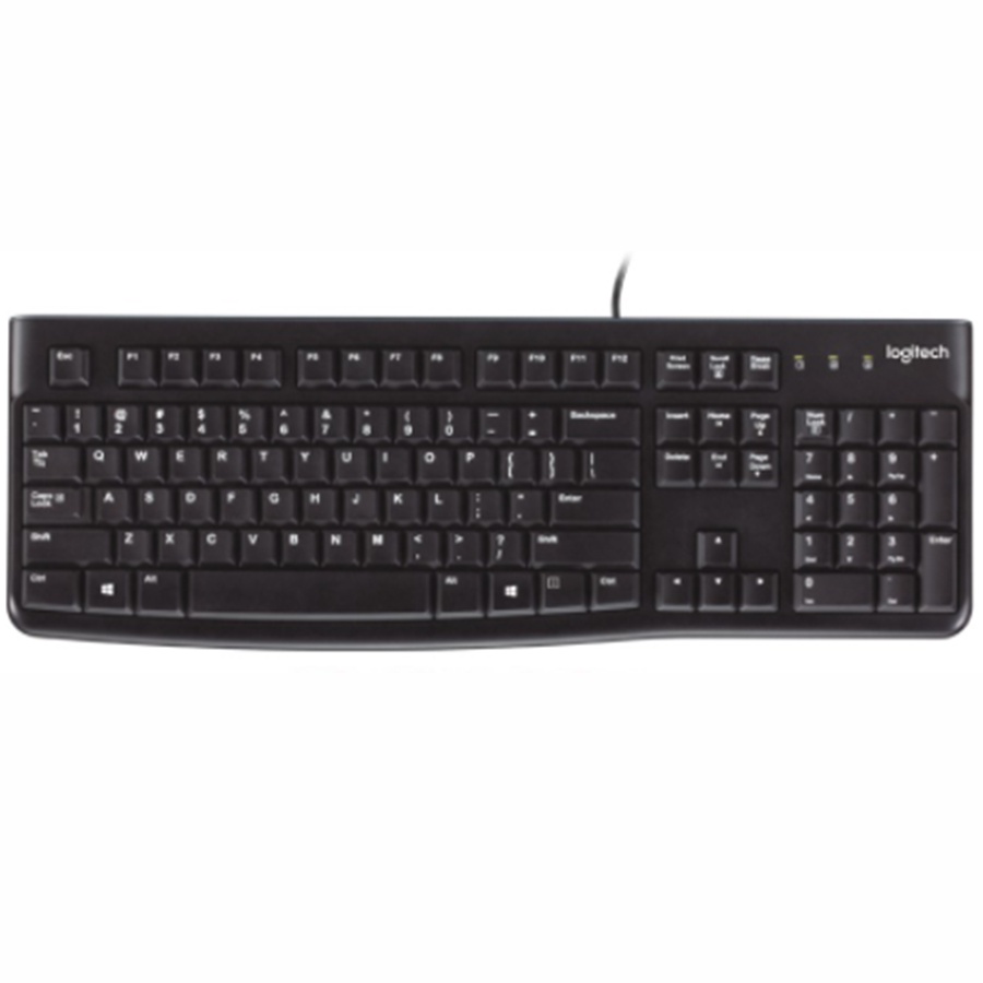 Bàn phím máy tính Coputa Bàn bàn phím Logitech văn phòng chơi game có dây K120 Chính hãng