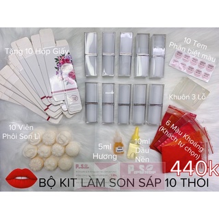 BỘ KIT LÀM SON SÁP CAO CẤP HANDMADE