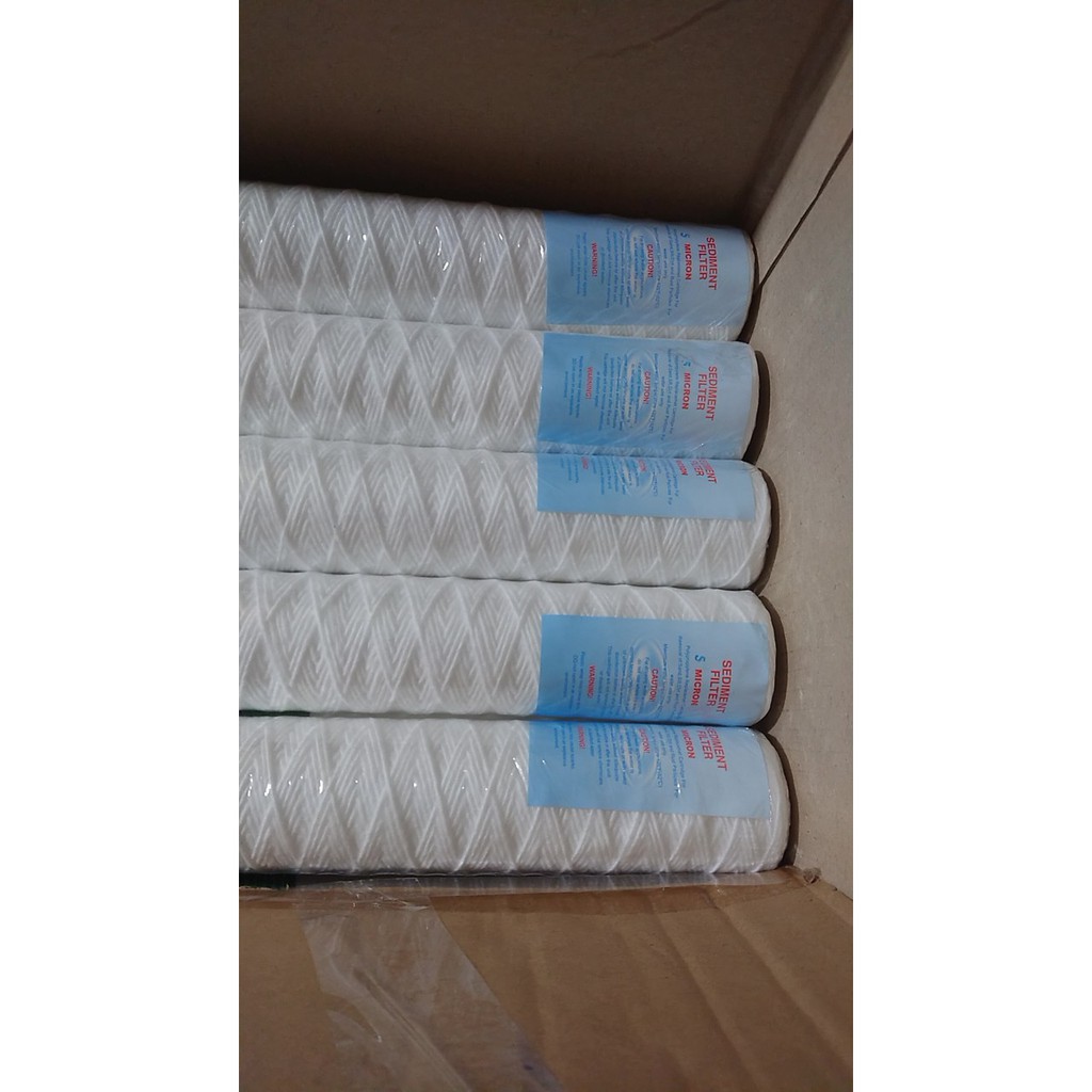 Bộ 5 lõi lọc sợi 20 inch dành cho công nghiệp lõi lọc nước