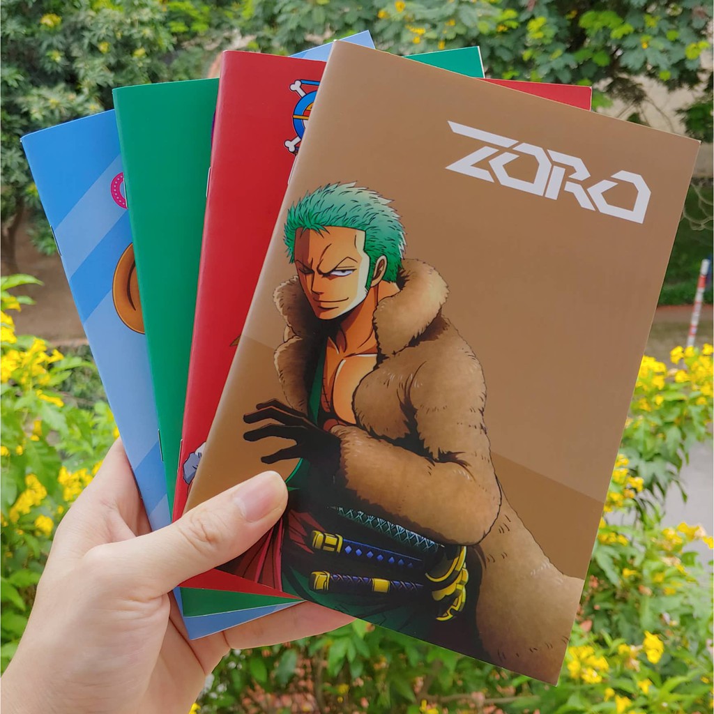 1 quyển vở A5 Zoro bìa nâu 80 trang