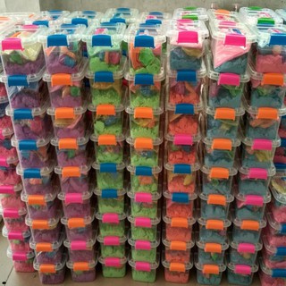 Đồ Chơi Cát Nặn Sinh Học Cát Động Lực Sinh Học An Toàn Cho Trẻ Em Đủ Bộ Khuôn+Bể+ 1kg Cát