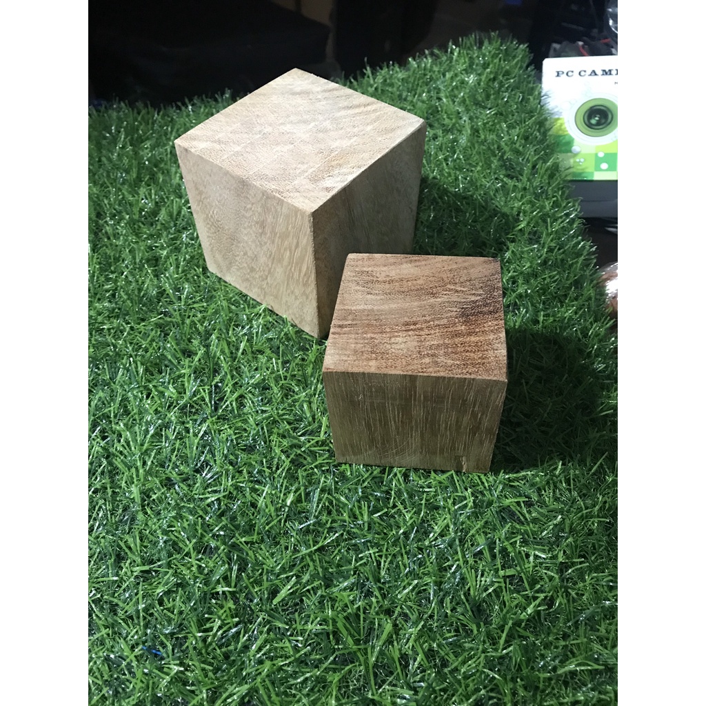 [Giá xưởng] cube 6 cm khối gỗ lập phương cube 6cm x 6cm x 6cm  trang trí đồ chơi kê hàng loại 1 gỗ an toàn