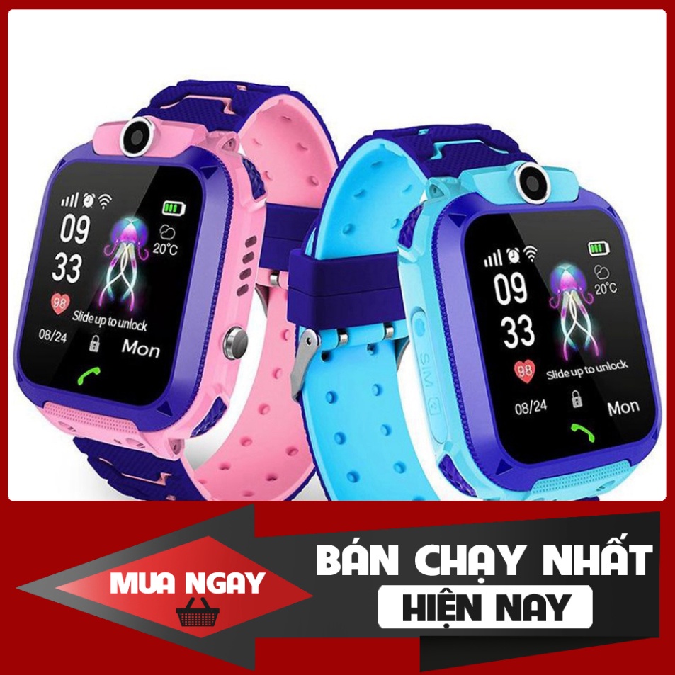 Big sale Đồng Hồ Định Vị Trẻ Em Q12B Thông Minh Chống Thấm Nước - Đồng Hồ Định Vị LBS Dành Cho Bé Dumbo Store