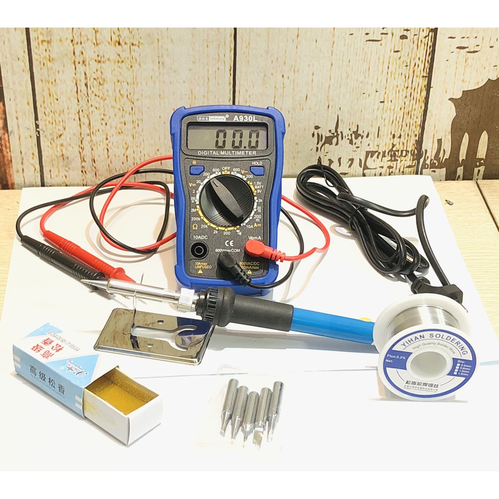 Đồng Hồ Đa Năng VC930L Chính hãng Kèm Bộ hàn TQ936