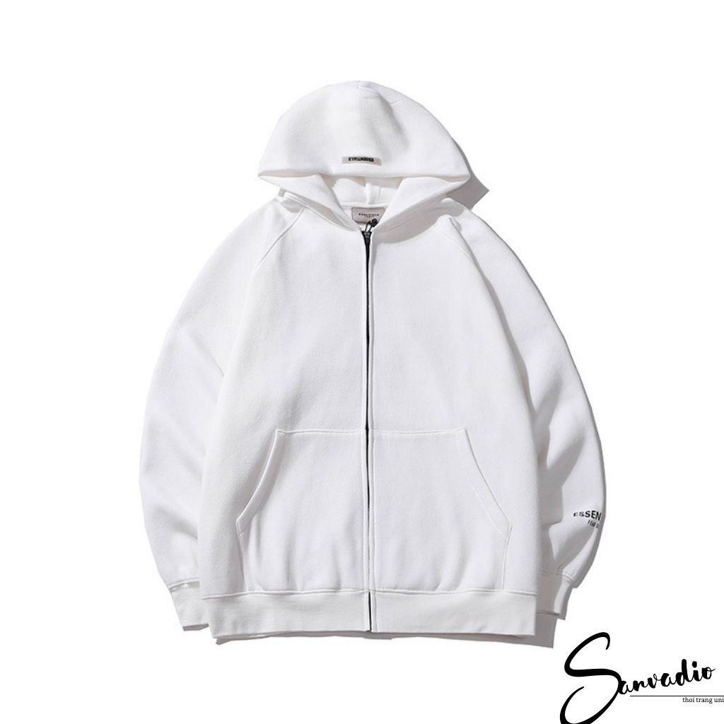 Áo khoác nỉ SANVADIO áo thu đông hoodie essentials áo nỉ hoodie  hoodie essentials áo nỉ hoodie unisex nam nữ AN206