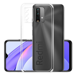 Dành Cho Xiaomi Redmi 9T 2021 Mi POCO M3 Vỏ Trong Suốt Nước Mềm TPU Trong Suốt Vỏ Điện Thoại Cho Redmi9T Vỏ Bảo Vệ Ống Kính Máy Ảnh