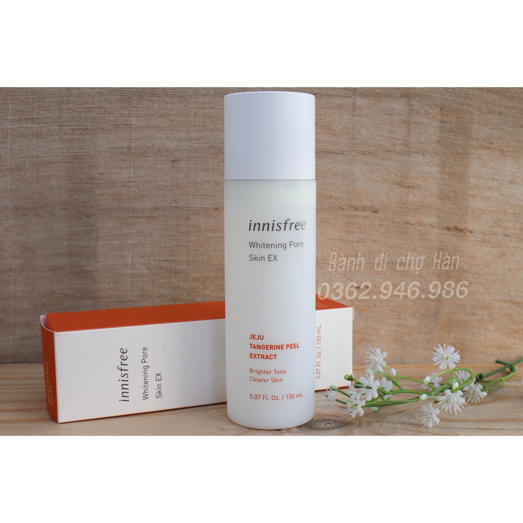 Nước cân bằng dưỡng sáng da innisfree Brightening Pore Skin 150ML