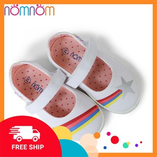 Giày trẻ em nomnom ep g1955 trắng đông ấn