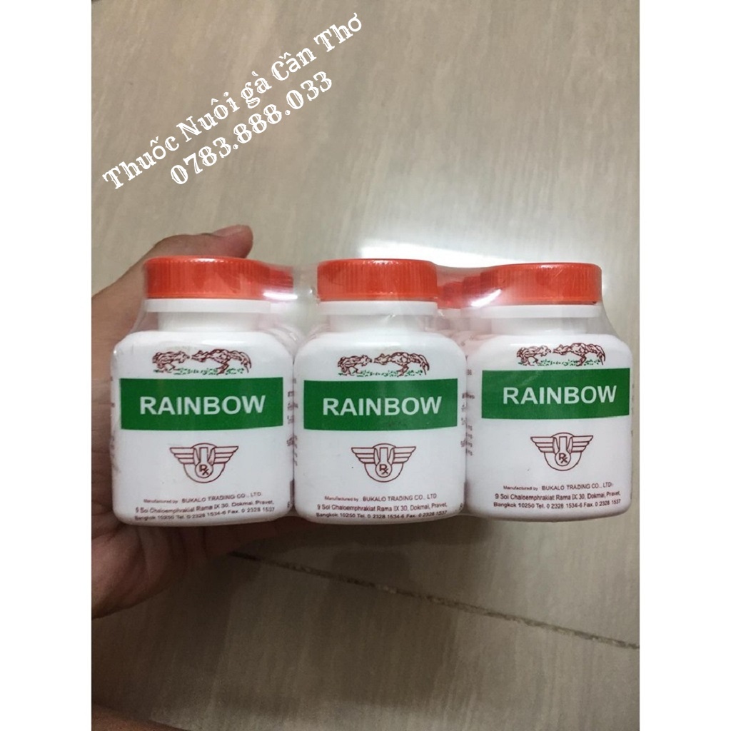 Rainbow Nuôi Gà Đá Gà Tơ 1 Hũ 100 Viên