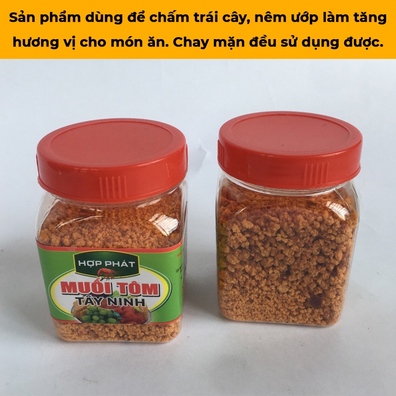 Muối tôm Tây Ninh sạch chấm hoa quả (3 Loại), hủ (60-100gr) đóng kín chất lượng thơm ngon, đặc sản Tây Ninh làm quà