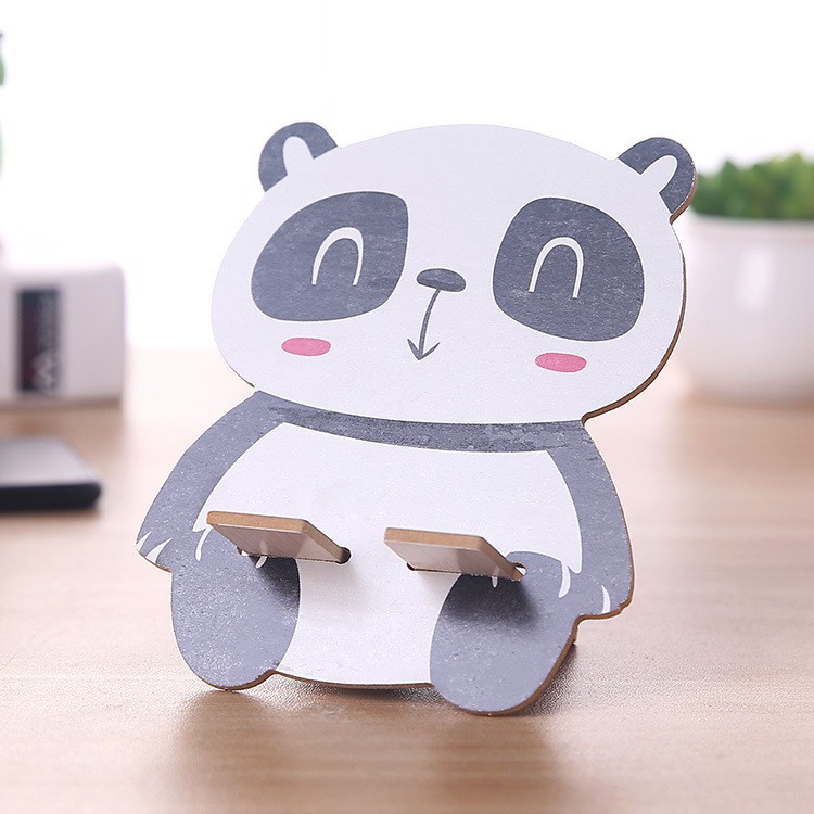 Giá đỡ điện thoại bằng gỗ hình nhân vật hoạt hình | BigBuy360 - bigbuy360.vn