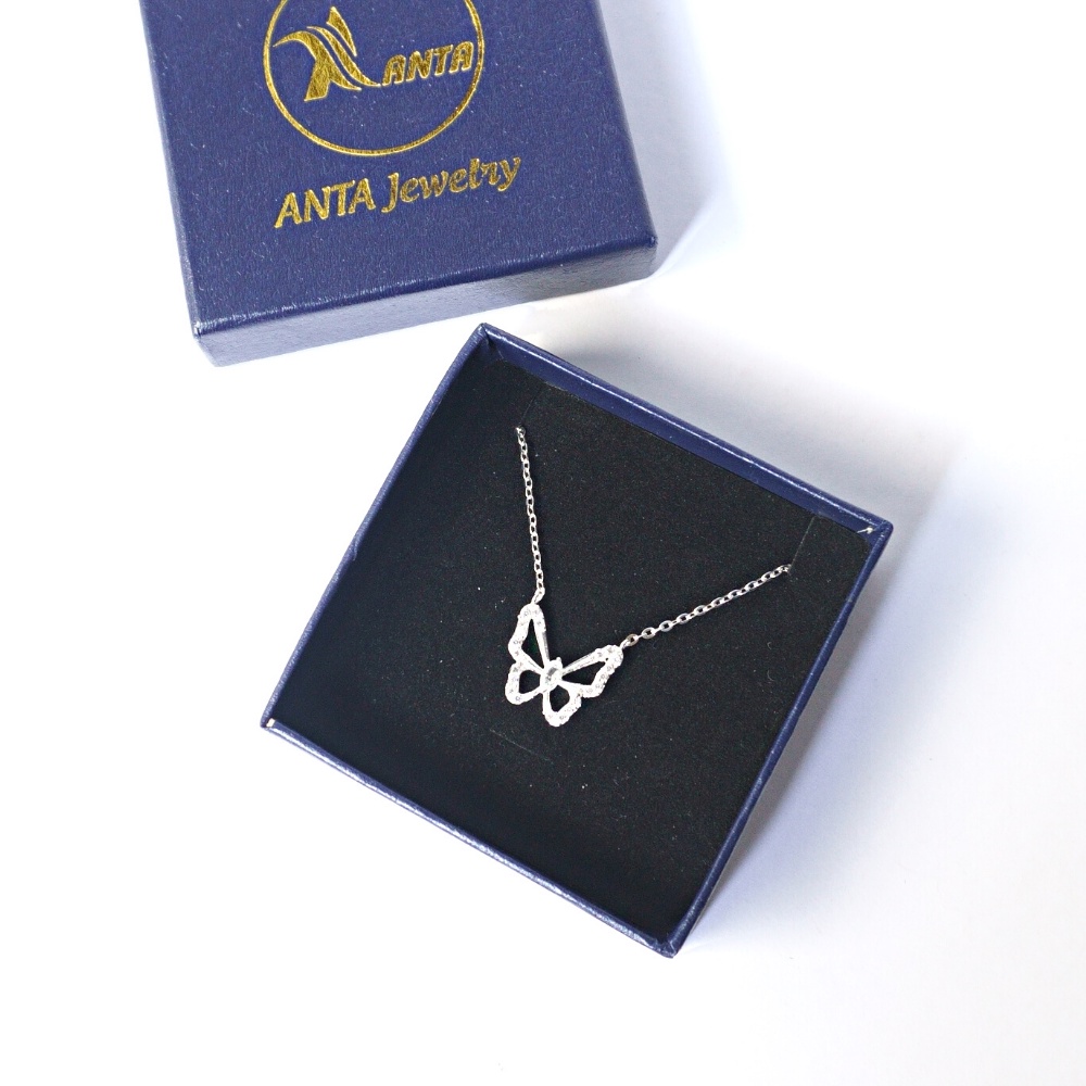 Dây chuyền bạc Anta Silver ATJ9078 Thiết kế mặt hồ điệp xinh xắn , vòng cổ hình bướm Butterfly Necklace ANTA Jewelry