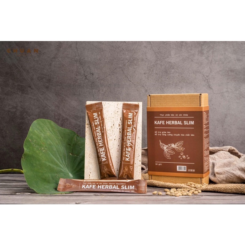 Thạch Giảm Cân Trà Giảm Cân  KAFE HERBAL SLIM tặng kèm detox , chuẩn chính hãng kiểm soát cân nặng nhẹ nhàng