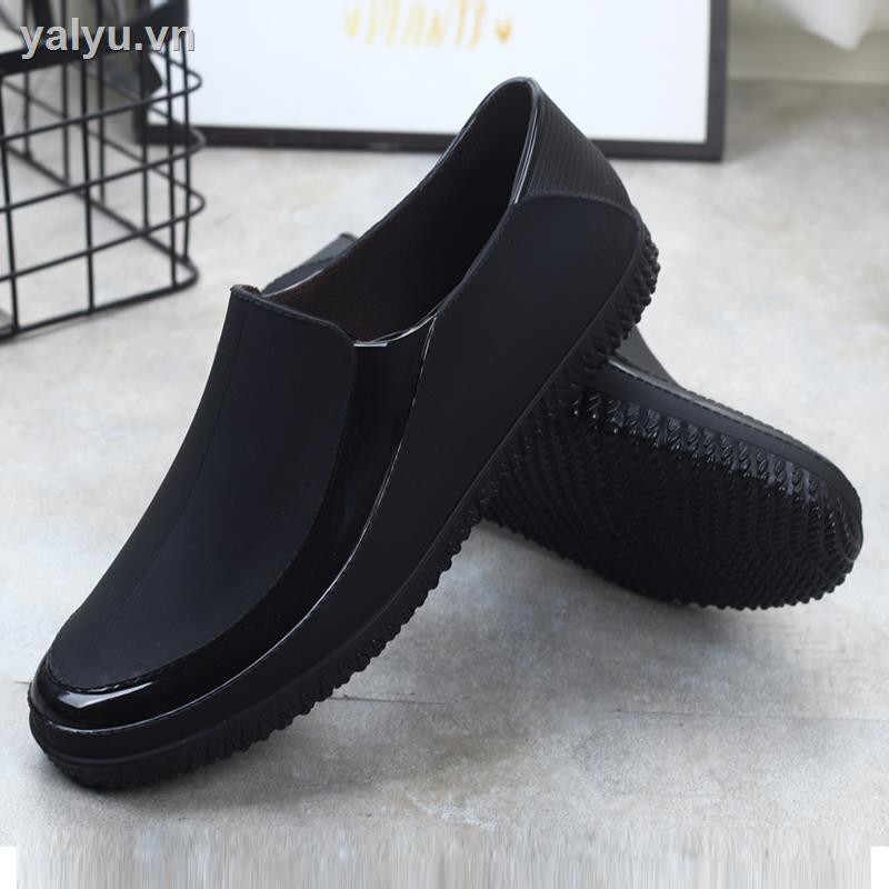 Ủng Đi Mưa Cổ Ngắn Chống Thấm Nước Chống Trượt Giữ Ấm Thời Trang Bốn Mùa Cho Nam | BigBuy360 - bigbuy360.vn