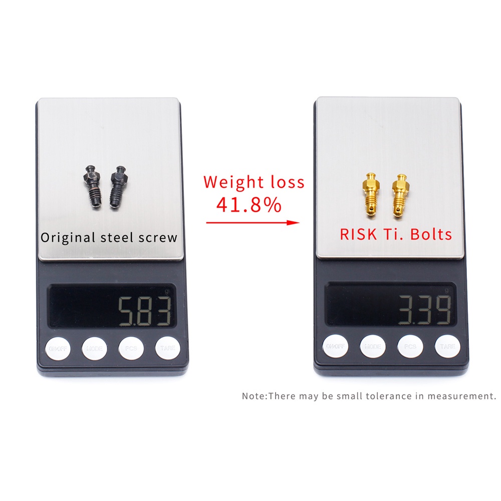 Vòng Kẹp Phanh Đĩa Xe Đạp Leo Núi Bằng Hợp Kim Titan Siêu Nhẹ Kèm Ốc Vít Chuyên Dụng