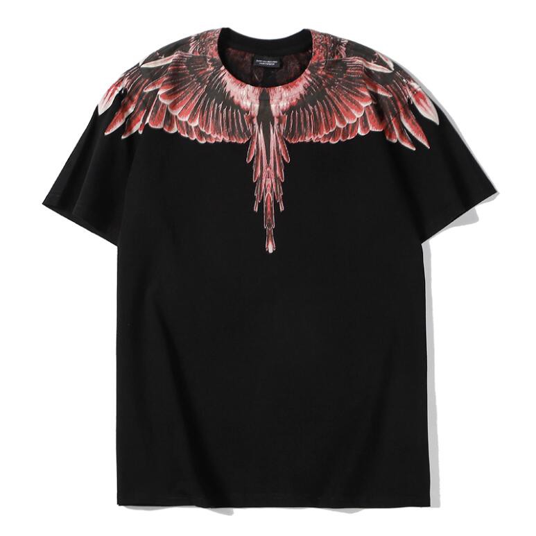 Áo Thun Ngắn Tay Unisex In Hình Cánh Thiên Thần
