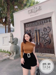 Bigsize Áo lệch vai A115