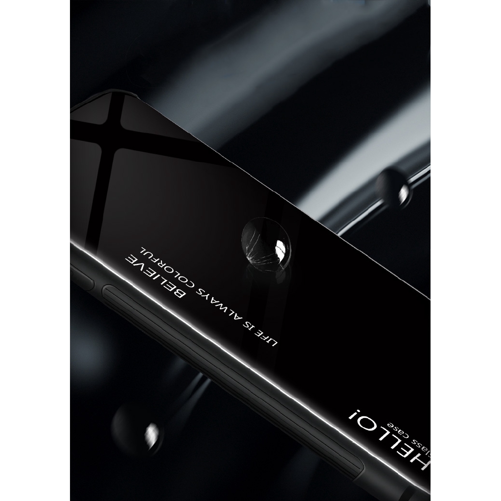 Ốp điện thoại mặt kính cường lực màu gradient cho Samsung Galaxy NOTE8/NOTE9/S7/S7edge