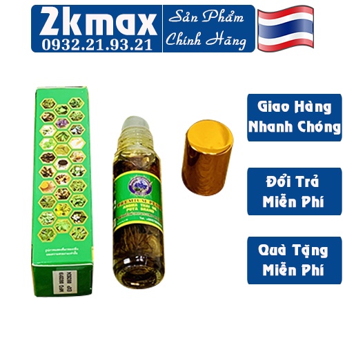 Dầu 29 vị Thảo Dược Thái Lan 8ml (Aroma Thai Oil Puya Brand)