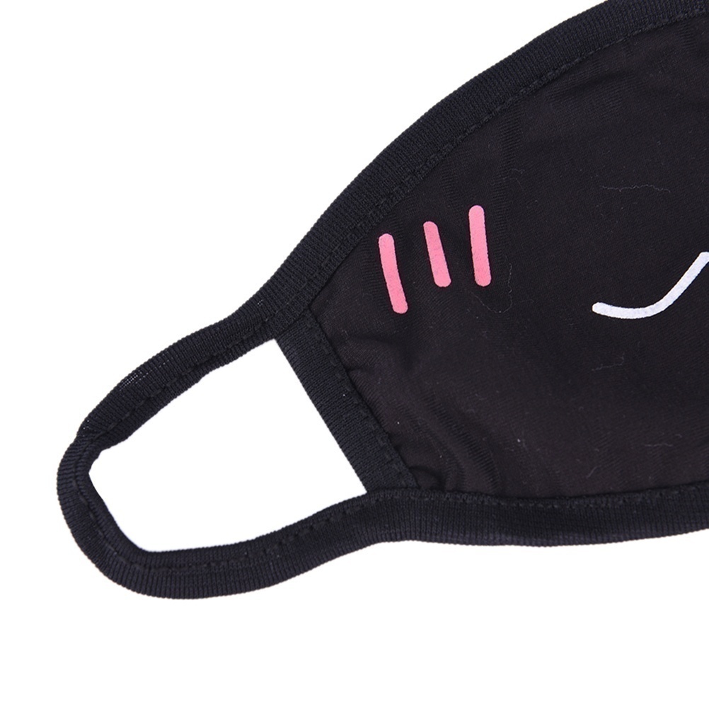 Khẩu Trang Cotton Chống Bụi Họa Tiết Hoạt Hình Dễ Thương Cho Nam Và Nữ