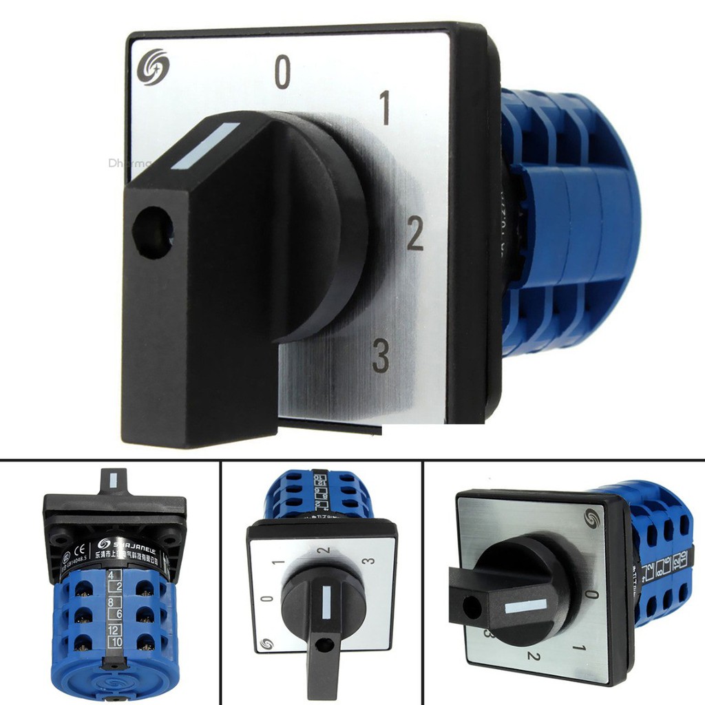 Công Tắc 4 Vị Trí Máy Ảnh Dharma LW26-20 660V 20A