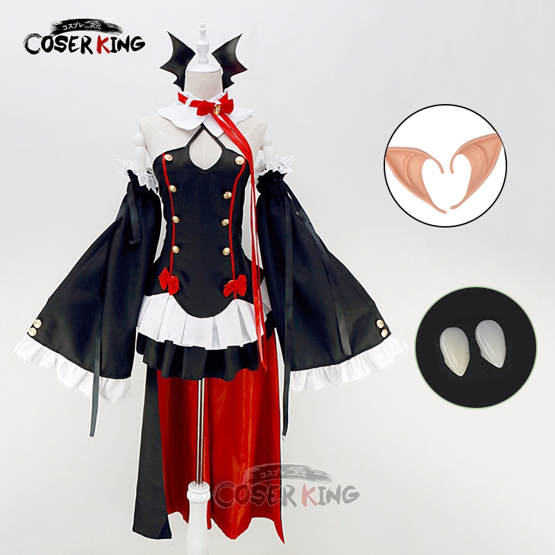 Seraph of the End Krul Tepes Cosplay Costume Phim hoạt hình Anime Cosplay Trang phục Ăn mặc Phụ nữ Halloween
