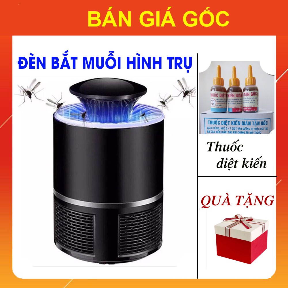 Đèn Bắt Muỗi Thông Minh Hình Trụ, Máy Hút Muỗi Có Đèn Mini [HANG CAO CAP ]  Công Nghệ Đèn LED Dùng Nguồn USB