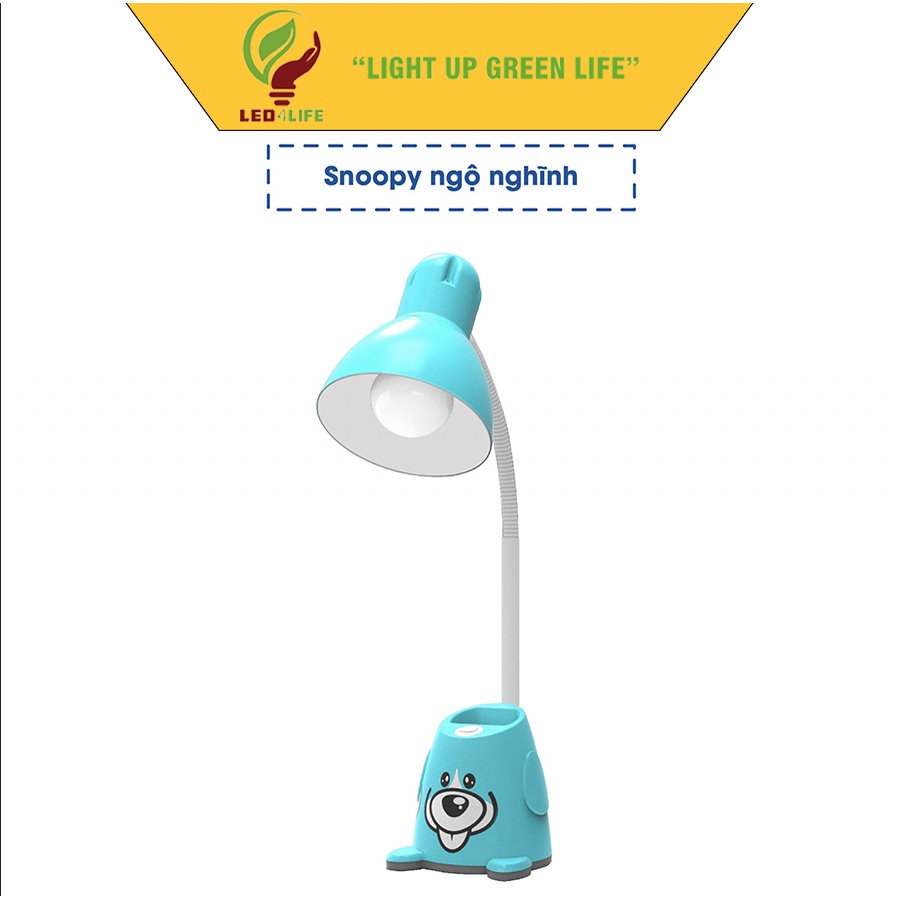 Đèn bàn học Rạng Đông Model: RD-RL-38.LED chip LED SS 5W bảo vệ thị lực điều chỉnh góc chiếu linh hoạt