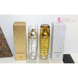 Tinh Chất Dưỡng Da Bergamo Vàng Bergamo 24K Brilliant - Trắng White Vita Luminant Whitening Effect 110mL (Chai to)