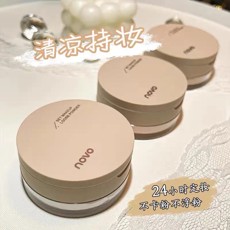 Phấn Phủ NOVO Lâu Trôi Dưỡng Ẩm Chống Thấm Nước Kiểm Soát Dầu NO.5497