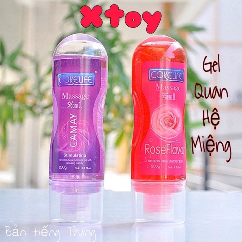 Gel Bôi Trơn 2in1 Cokelife 100ml Hương Thơm Tự Nhiên