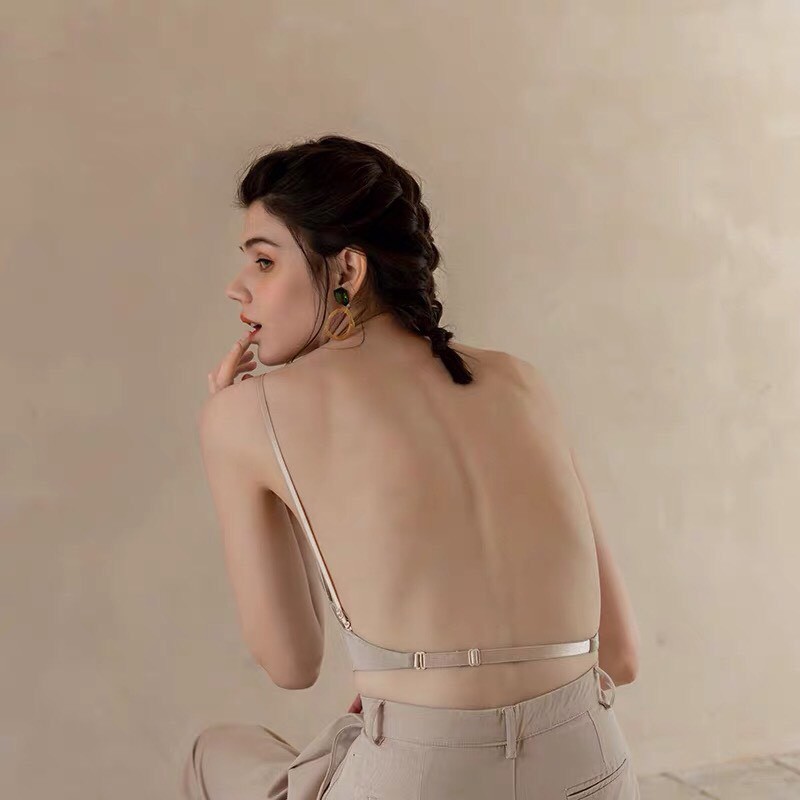 Áo lót nữ, màu nude, free size, mặc với đầm hở lưng