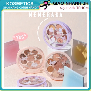 Bảng phấn mắt 8 ô màu hình tròn memeraba moe antholody mb085
