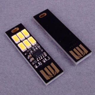 Đèn led siêu mỏng cắm cổng USB siêu sáng cảm ứng chạm ( 6LED)