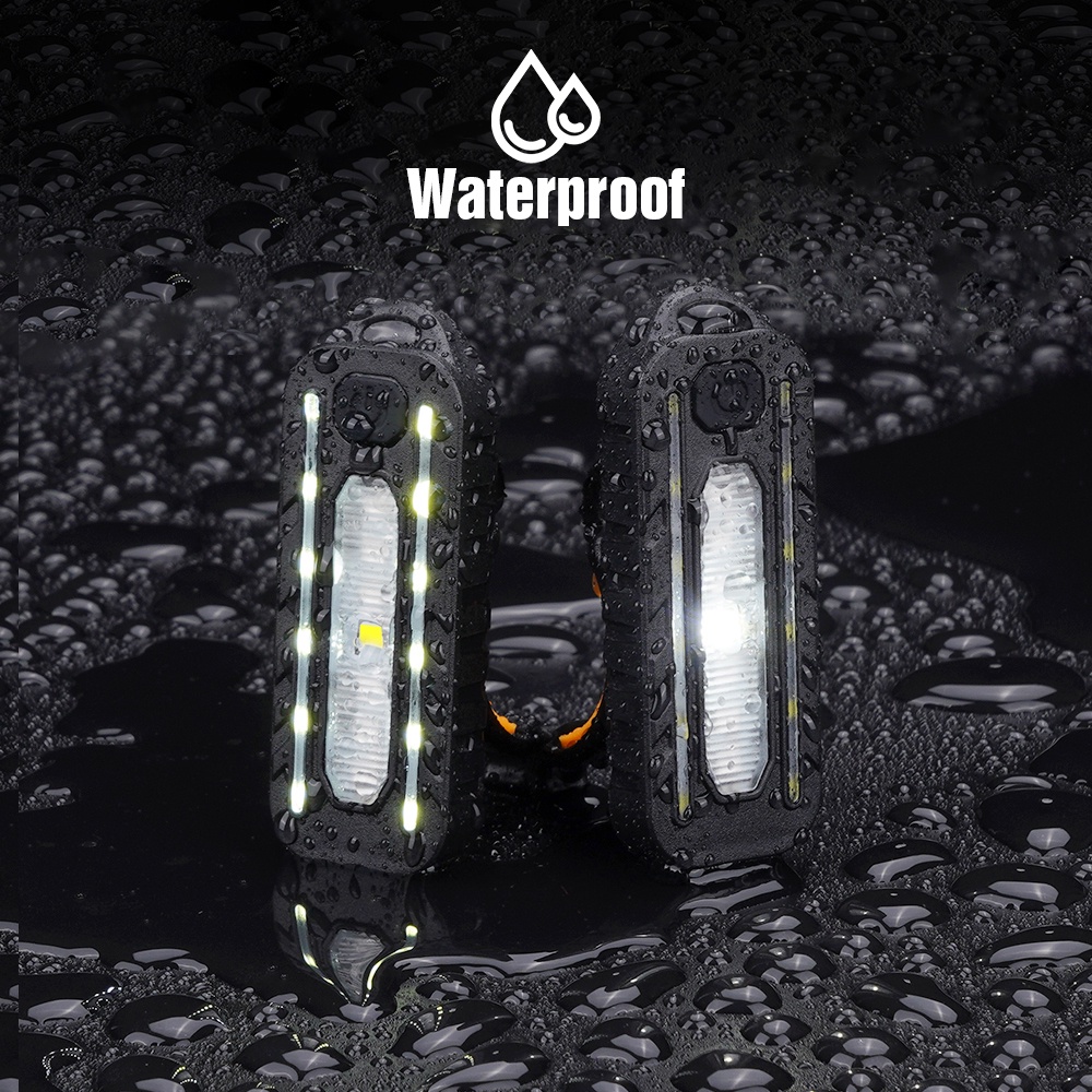 Đèn móc khóa LED Đèn pin mini siêu sáng Đèn xe đạp LED Đỏ Xanh Dương Đèn cảnh báo