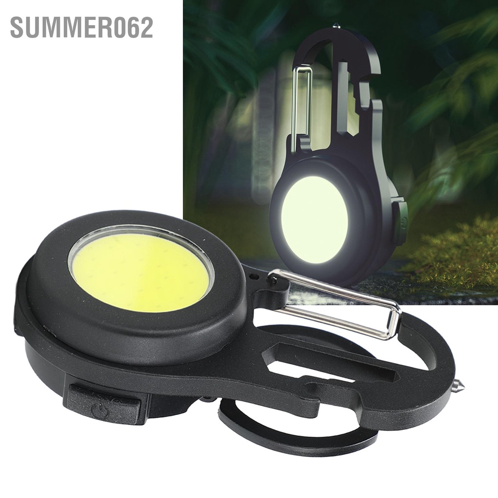 Móc Khóa Đèn Pin 4 Mức Độ Sáng Loại C Sạc Nhanh Bỏ Túi Tiện Lợi Dành Cho Nhà Cửa / Ngoài Trời