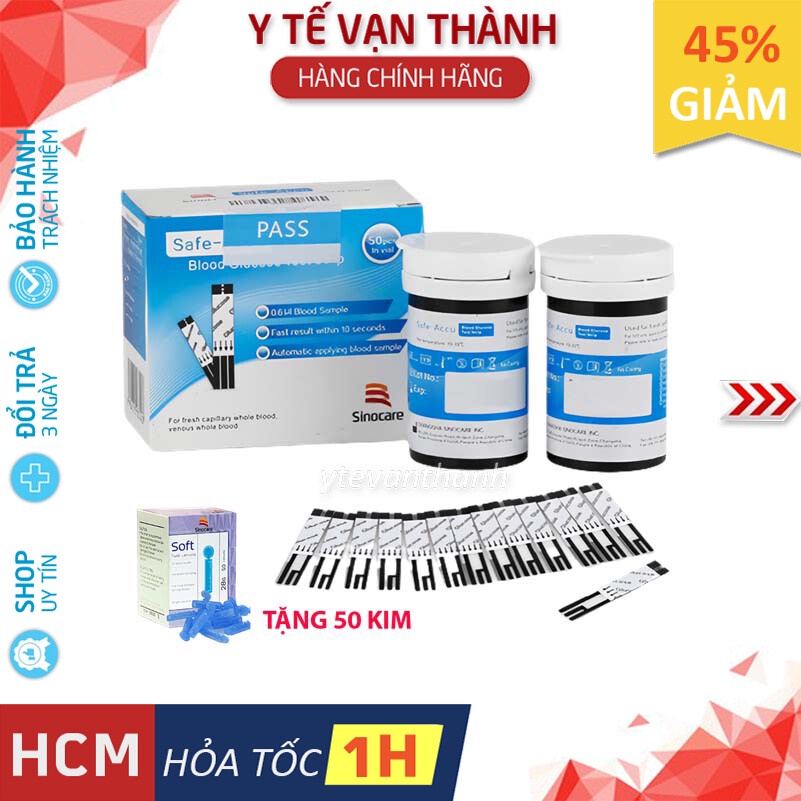 ✅ Que Thử Đường Huyết: Sinocare Safe Accu (Date Xa) -VT0049