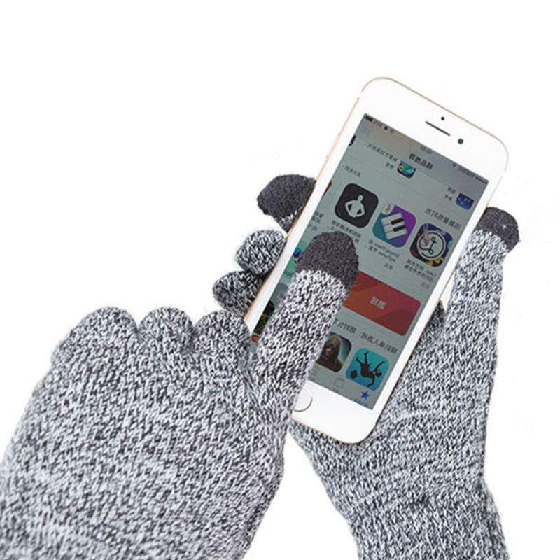 Khăn Choàng Dệt Kim + Găng Tay + Mũ Giữ Ấm Mùa Thu Đông Cho Nam Nữ