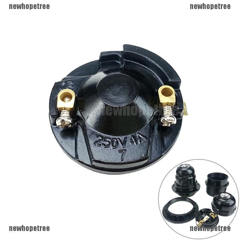 Chuôi bóng đèn E27 màu đen kiểu dáng sang trọng